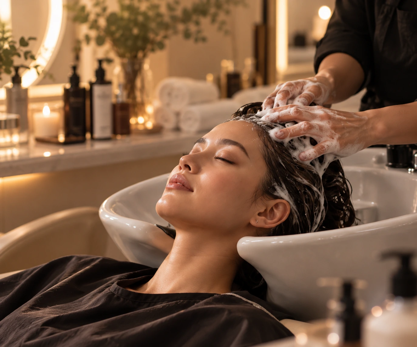 Relaxing Hair Wash Treatment